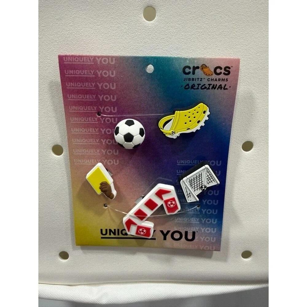 Crocs White Backpack Nylon Charms New With Tags